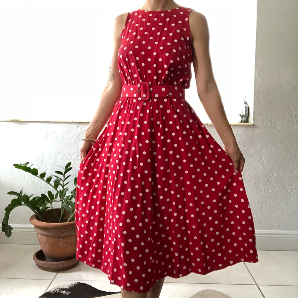 Vintage Polka Dot Dress